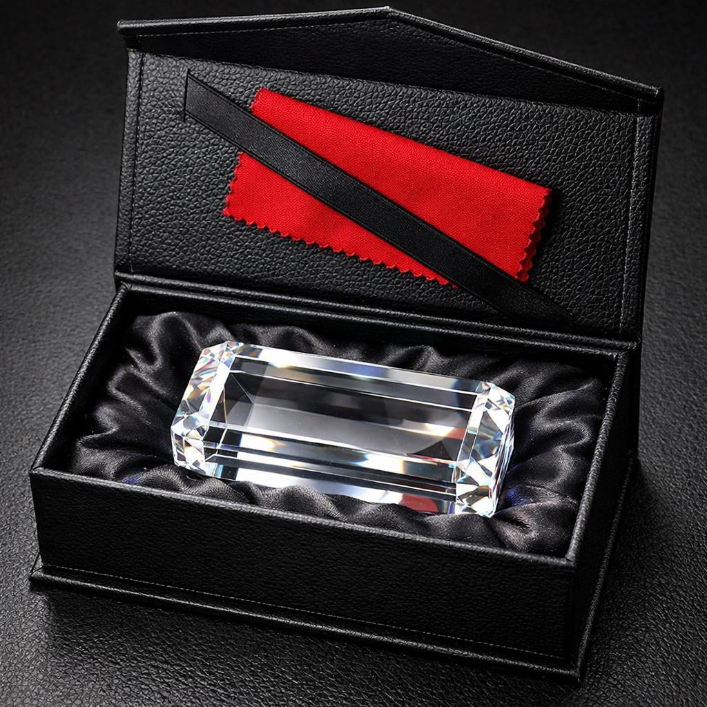 The Signature Crystal – 3D Engraved Photo Keepsake - Extra Large
