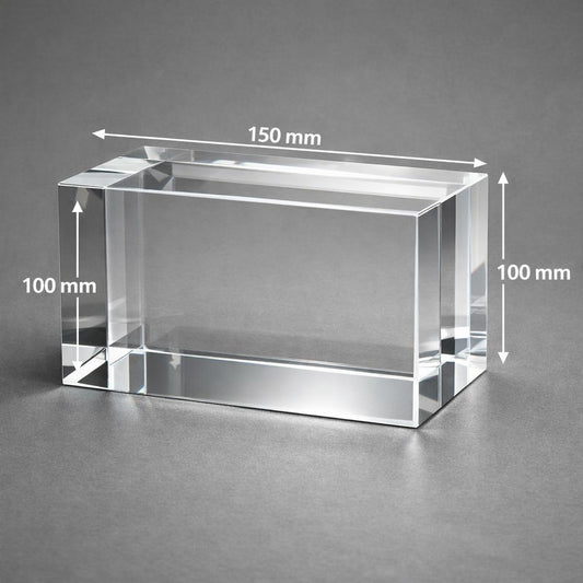 The Signature Crystal – 3D Engraved Photo Keepsake - Extra Large