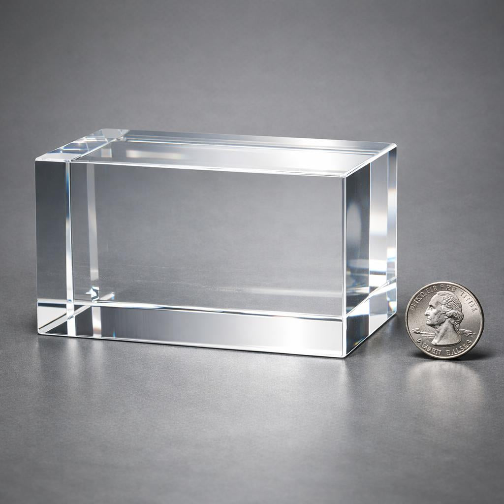 The Signature Crystal – 3D Engraved Photo Keepsake - Extra Large