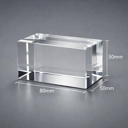 The Signature Crystal – 3D Engraved Photo Keepsake - Small